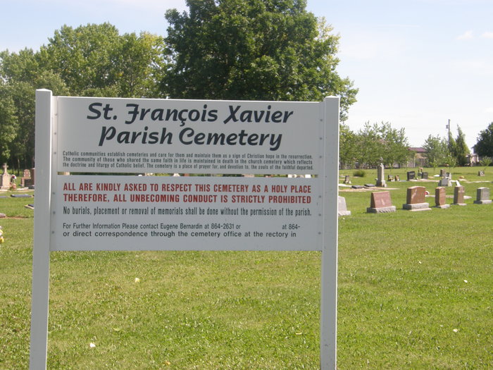 Saint Francois Xavier Cemetery